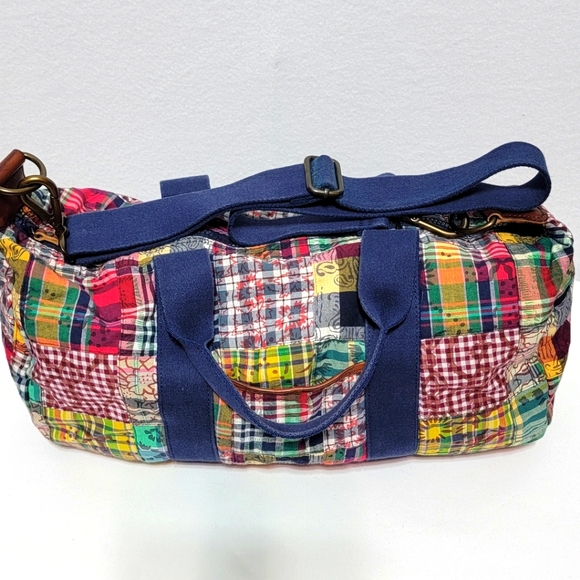 Ralph Lauren Colorful Patchwork Duffel Bag - Picture 2 of 8